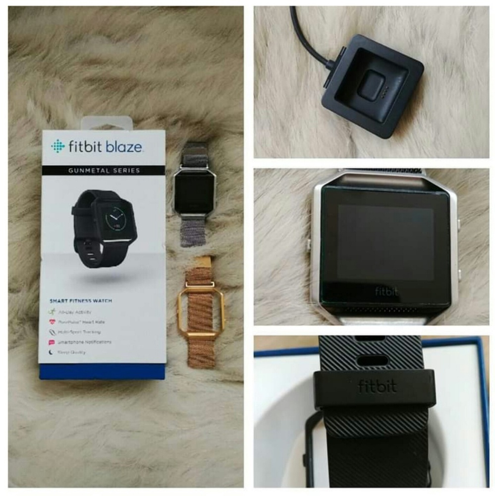 Used FitBit Blaze! With 2 adjustable bands.